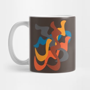 Abstract Collage of Snakes Mug